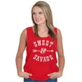 thumbnail image 3 of Sweet Savage Cute Sassy Attitude Gym Tank Top Tee Shirt Women Brisco Brands S, 3 of 5