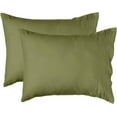thumbnail image 4 of Elegant Comfort 1500 Series 4-Piece Smart Sheet Set with Side Storage Pockets, Twin, Sage Green, 4 of 5
