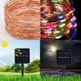thumbnail image 3 of Luces de colores de alambre de cobre, energía solar, luces para interiores y exteriores, luces de alambre de cobre, luces para patio, balcón, impermeables, 3 of 3