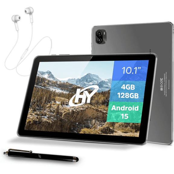 Tablet, Hyundai HYTab Plus 10.1”, Octacore A523, 4GB RAM, 128GB Almacenamiento,lápiz óptico y auriculares de cable incluidos