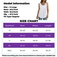 Difdany Women's Tank Top Summer Loose Sleeveless Top With Edge Large