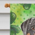 thumbnail image 3 of Carolines Treasures CK1794CHF Shamrocks Rottweiler Flag Canvas House Size, 3 of 4