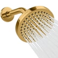 thumbnail image 1 of Cabezal de ducha de lluvia de 6 pulgadas con brazo de ducha de 6 pulgadas alta presión moderno lujo instalación sin herramientas en 1 minuto Oro Egipc, 1 of 8