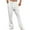 White, variant on Diufon Men's Casual Pants Cotton Linen Drawstring Waist Loose Pants Summer Beach Lightweight Trousers with Pockets