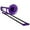 Purple, variant on Jiggs pBone Plastic Trombone, Blue