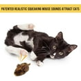 thumbnail image 2 of OurPets Play-N-Squeak Mouse Hunter Interactive Cat Toy, Mouse Hunter Brown, 2 of 7