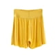 thumbnail image 2 of Pantalones de dormir de color liso para mujer, finos, informales, de cinco cuartos, para el hogar, pijama, 2 of 4