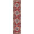 thumbnail image 2 of 2X10ft Hallway Runner Rug, Persian Blooms Design Washable Non-Skid Area Rug, Farmhouse Entryway Runner Area Rug for Living Room,Bedroom, Kitchen, Laundry Room-Red, 2 of 7