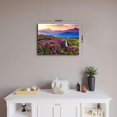 thumbnail image 6 of Sunrise Great Smoky Mountain Wall Art Purple Pink Wildflower National Park Picture for Living Room Flower Canvas Prints Floral Nature Landscape Artwork Bedroom Bathroom Office Home Decorations 12x16, 6 of 6