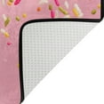 thumbnail image 4 of FREEAM Pink Donut Polka Dots Christmas Area Rug Mat for Living Dining Dorm Room Bedroom Home Decorative 5'3"x4', 4 of 6