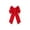 Red-3B-home supplies, variant on ABPWLY Home Christmas Red Flocking Bow Multi Ear Overlock Bow for Tree Wreath Gift Box Window Wall Decoration 19.69x10.63 Inch Home