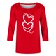 thumbnail image 5 of TaTaai Women's A 3/4 Sleeve Christmas Printed Round-neck Top Gift, 5 of 6
