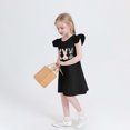 thumbnail image 6 of GaThRRgYP Girls Dresses,Toddler Girls Dress Summer Ruffle Sleeve Sundress Outfit for Kids 4-14T Black 7 Years, 6 of 7