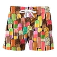thumbnail image 2 of Pantalones cortos de playa para hombre, bañador de secado rápido, con estampado bonito, 6XL Fivean unisex, 2 of 2