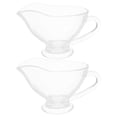 thumbnail image 1 of 2 Pcs Pichet à Sauce en Verre avec Poignée Plat à Sauce Clair Pichet à Lait Mini Pichet à Sauce, 1 of 5