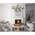 thumbnail image 5 of 41.75 Inch 76W 20 Led Chandelier Maxim Lighting 39538Cybkgl, 5 of 7