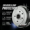 thumbnail image 3 of Genius Rear Coated Brake Drums Pair for Car 2009-2011 Ford Focus KG-101491, 3 of 9