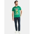 thumbnail image 2 of Grinch Nice List Men's and Big Men's Christmas Graphic Tee, Sizes XS-3XL, 2 of 6