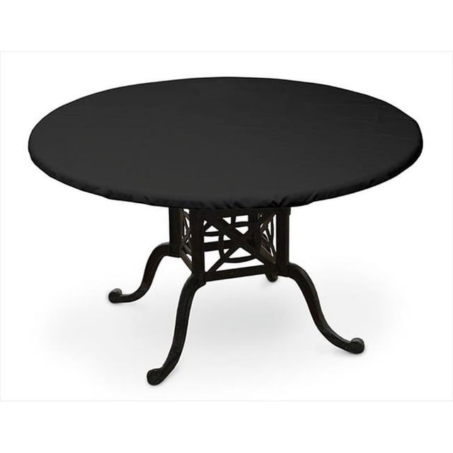 KoverRoos Weathermax 71560 50-Inch Round Table Top Cover, 54-Inch Diameter, Black
