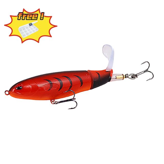 HLONK Leurres de Pêche Flottants en ABS 4.33” pour Bar