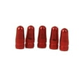 thumbnail image 2 of 5 Piezas Macarena Polvo de Válvu de Neumático Presta para Vástagos de Neumático de Rueda de Bicicleta rojo, 2 of 7