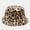 Beige, variant on Fuzzy Bucket Hat for Women Furry Fur Bucket Hat Leopard Print Warm Hats Cute Soft Faux Fur Fisherman Cap Coffee Size M
