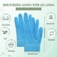 thumbnail image 4 of 2 pares de guantes hidratantes para curar manos secas, guantes hidratantes para curar manos agrietadas con forro de gel, guantes suaves reutilizables para spa (azul), 4 of 5