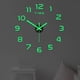 thumbnail image 5 of Reloj de pared con espejo para electrodomésticos, relojes decorativos de pared de gran tamaño, relojes de movimiento silenciosos sin tictac, reloj fluorescente, 5 of 6