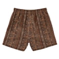 thumbnail image 7 of FORMRS Boys Swim Trunks Quick Dry Mesh Lining Beach Boardshorts, Sizes XS-XL, Brown Tribal Pattern, 7 of 7