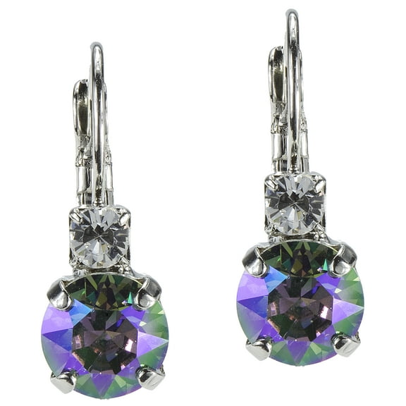 Swarovski Handmade Crystal Paradise Sunshine Earrings with Crystal Accent Nickel Free