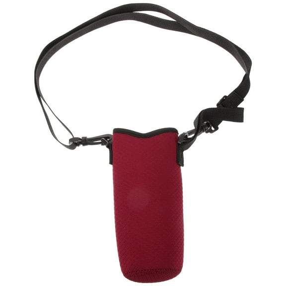 Water Bottle Carrier Bag Water Bottle Holder with Shoulder Strap for Daily Walking Hiking