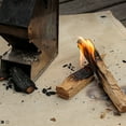 thumbnail image 4 of Foldable Camping Fireproof Mat Reusable Under Hearth Wood Stove Safe Rug Household Patios Cloth Protector Flame Proof Carpet 100x80cm, 4 of 9