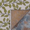 thumbnail image 3 of Couristan Dolce Summer Ivy 8'1" x 11'2" Ivory-Olive Indoor/Outdoor Rug, 3 of 7
