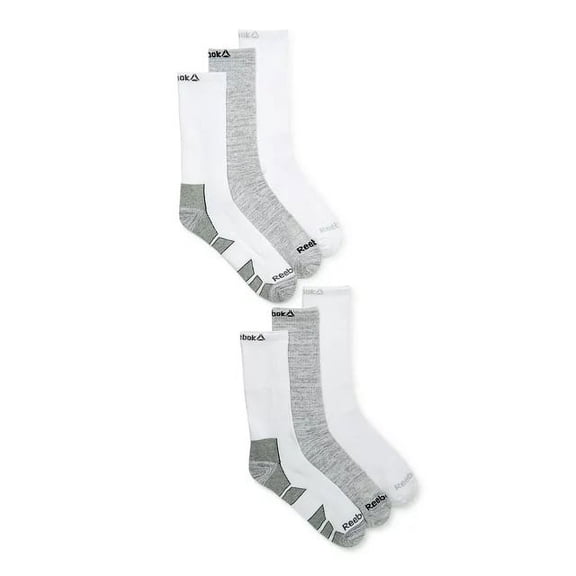 Reebok Men's Socks, Pro Series Crew Socks, 6-Pack