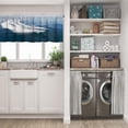 thumbnail image 5 of LALILO Kitchen Curtain Valance Boat Boat Yacht Speed Rod Pocket Window Curtain 52"x 18" Set of 2, 5 of 5