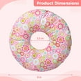 thumbnail image 2 of O-Shaped Ear Protection Pillow for Side Sleepers - Donut Pillow with Ear Hole to Relieve Pain from Piercings, Surgery & Pressure, Machine Washable, 2 of 5