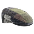 thumbnail image 3 of Mucros Weavers 100% Wool Tweed Irish Patchwork Flat Cap Made in Ireland, 3 of 4