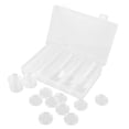 thumbnail image 3 of Miangastore 100 Pcs Capsules de Pièces 27mm Étui Rond en Plastique avec Boîte de Rangement pour Collection de Pièces, 3 of 9