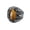 Silver Tiger's Eye Stone, variant on Vintage Carved Band for Men Stainless Steel Natural Oval Strength Ring Silver Turquoise Stone Size 9