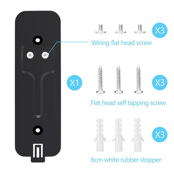 Replacement Backplate for Blink Video Doorbell Easy Installation, Complete Set with Screws