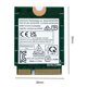 thumbnail image 3 of 2.4G/5G/6G Network Card 2400Mbps Fast Speed WiFi Card Mudule Support Win10 Win11 Sywqhk Para estrenar, 3 of 3