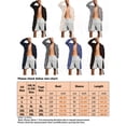 thumbnail image 2 of UKAP Mens Wrap Robe Pocket Dressing Gown Teddy Fleece Nightwear Warm Lounge Bath Robes Black M, 2 of 2