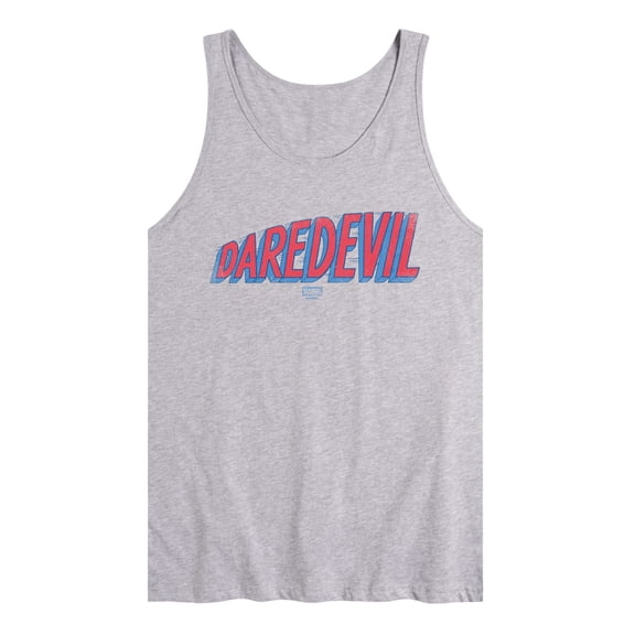 Marvel - Daredevil Logo Tonal Washed - Men's Sleeveless Graphic Tank