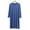 Blue, variant on Bcfgryg Male Solid Color Long Sleeve Round Neck Nightdress Robe Homewear Men’s Pajamas