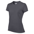 thumbnail image 4 of Gildan Missy Fit Womens X-Small Adult Short Sleeve T-Shirt, Charcoal, 4 of 5