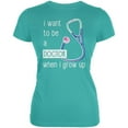 thumbnail image 1 of When I Grow Up Doctor Juniors Soft T Shirt Teal MD, 1 of 1