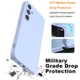 thumbnail image 2 of For Samsung Galaxy A55 5G Phone Case, Ebizware Shockproof Liquid Silicone Case Full-Body Protective Rugged Rubber Slim Cover with Microfiber Lining for Galaxy A55 5G (Lavender), 2 of 8