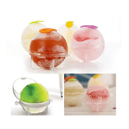 

Corashan Kitchen Gadgets Round Ice Cube Ball Maker Sphere Molds forisky Party Cocktails Set of 4 Gift Kitchen Utensils Set