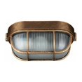 thumbnail image 1 of Pinsurad Mid Century Modern Nautical Brass Bulkhead Wall Light Weatherproof, 1 of 5