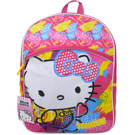 [希少］Hello Kitty NP450 ポケベル Hello Kitty Strawberry Clear Hooded Backpack